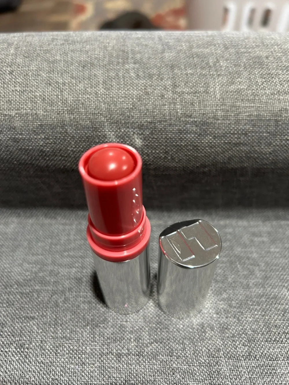 Haus Labs By Lady Gaga Metallic Silver Blush Stick with Pink Accent